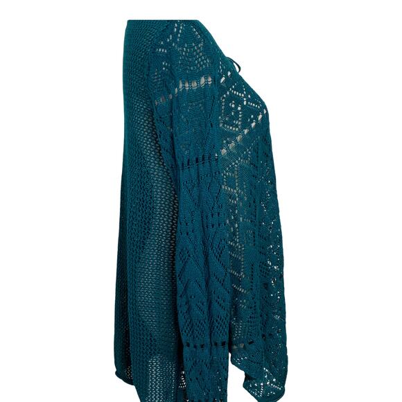 John Paul Richard green long sleeves tunic sweater size M - Picture 10 of 12